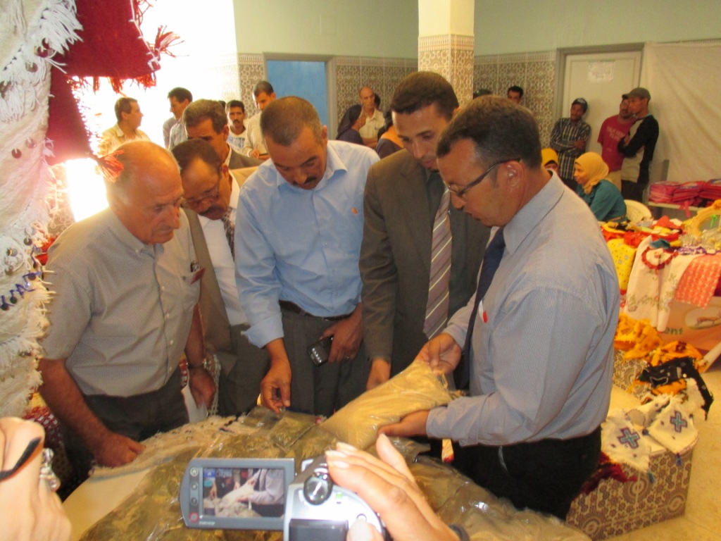 افتتاح المركب الاجتماعي و الحرفي