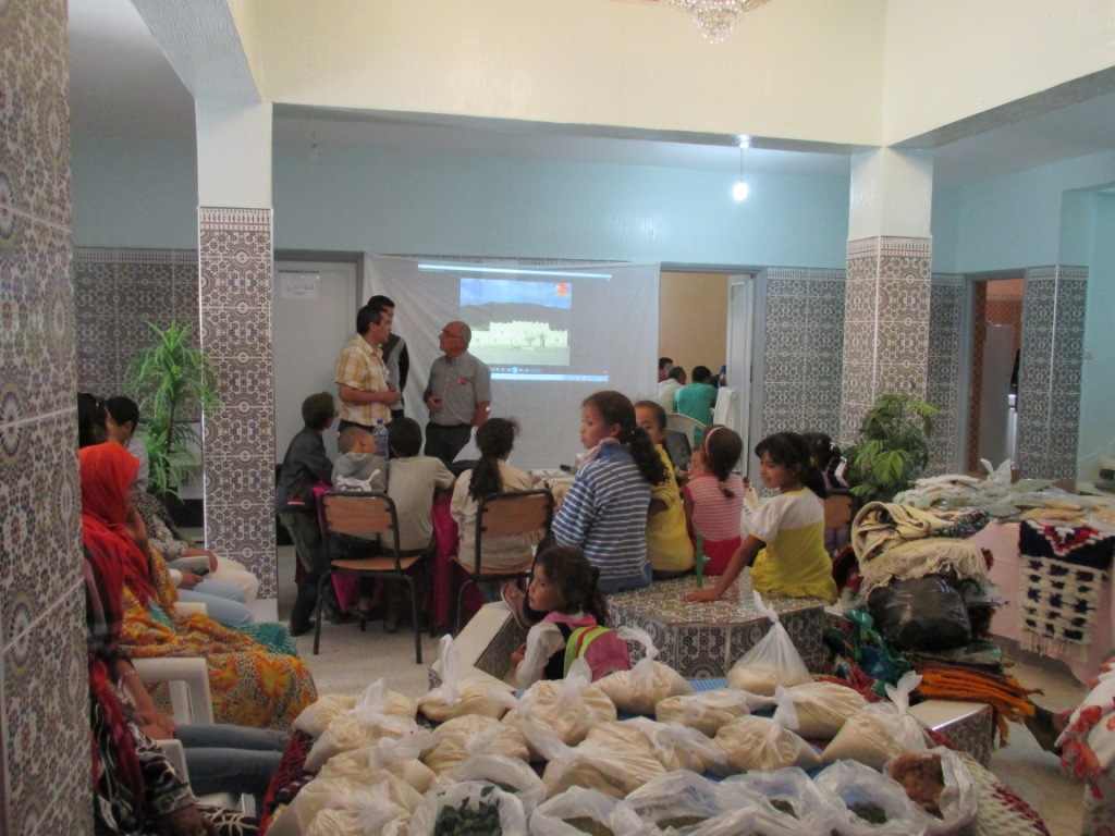 افتتاح المركب الاجتماعي و الحرفي